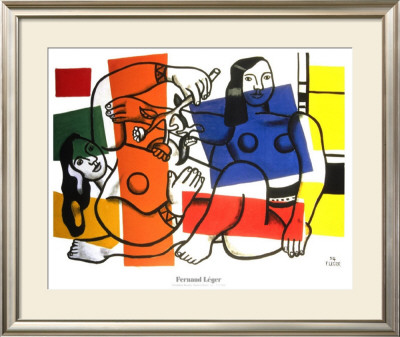 Deux Femmes Tenant Des Fleurs by Fernand Leger Pricing Limited Edition Print image