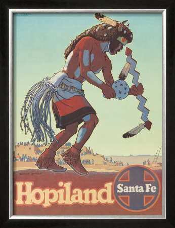 Santa Fe Railroad: Hopiland, C.1940'S by Don Perceval Pricing Limited Edition Print image