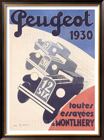 Peugeot by A. N. Girard Pricing Limited Edition Print image