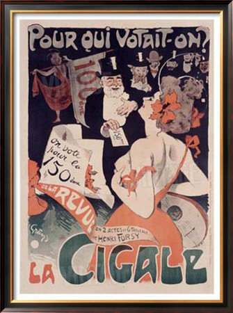 La Cigale by Jules-Alexandre Grun Pricing Limited Edition Print image