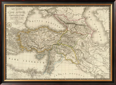 Asie-Mineure, Armenie, Syrie, Mesopotamie, Caucase, C.1822 by Adrien Hubert Brue Pricing Limited Edition Print image