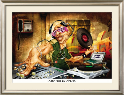 Dj Frank by Adam Perez Pricing Limited Edition Print image