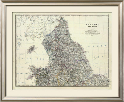 England, North Wales, C.1861 by Alexander Keith Johnston Pricing Limited Edition Print image