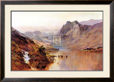 Highland Peaks by Alfred Fontville De Breanski Pricing Limited Edition Print image