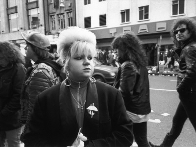 Fashionable Girl On Camden Street, London by Shirley Baker Pricing Limited Edition Print image