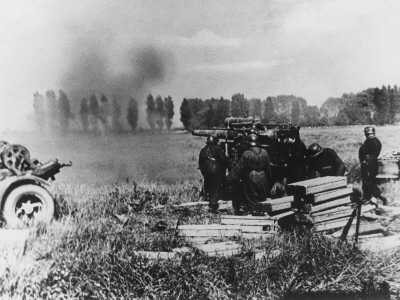 German Artillery 88Mm Gun Used For Anti-Tank Measures In France During World War Ii by Robert Hunt Pricing Limited Edition Print image