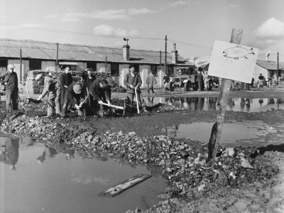 Refugees Labouring At The Kitchener Camp by Robert Hunt Pricing Limited Edition Print image