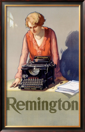 Remington Typewriter by Reinhard Hoffmuller Pricing Limited Edition Print image