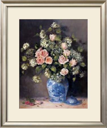 Peach And Blues by Hope Reis Pricing Limited Edition Print image