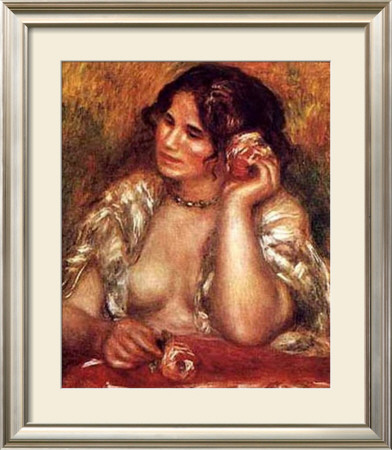 Gabrielle With A Rose by Pierre-Auguste Renoir Pricing Limited Edition Print image