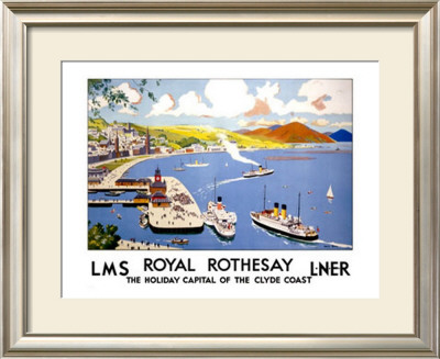 Royal Rothesay, The Holiday Capital Of The Clyde by Cecil King Pricing Limited Edition Print image