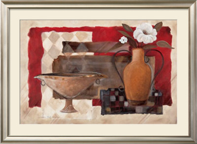 Decorative Crimson I by Carol Robinson Pricing Limited Edition Print image