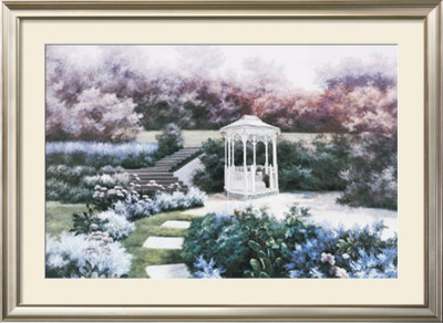 Garden Gazebo by Diane Romanello Pricing Limited Edition Print image
