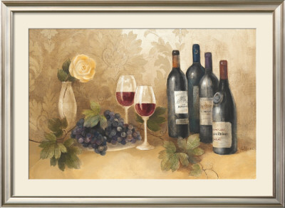 Damask Wine I by Albena Hristova Pricing Limited Edition Print image