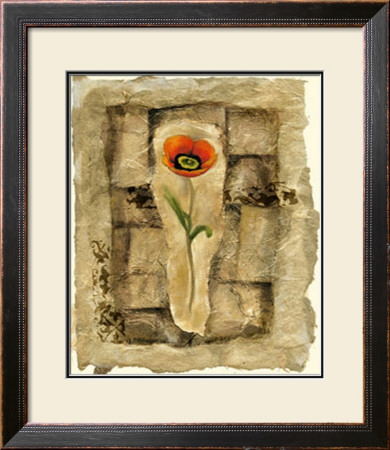Gilded Poppy I by Jennifer Goldberger Pricing Limited Edition Print image