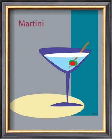 Martini In Grey by Atom Pricing Limited Edition Print image