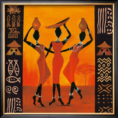 Three Gatherers by Izabella Dahlke Pricing Limited Edition Print image
