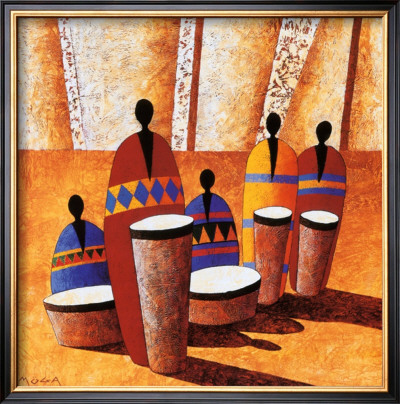 Les Percussionnistes by Moga Pricing Limited Edition Print image