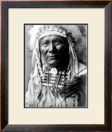 Nez Perc Head Dress by Edward S. Curtis Pricing Limited Edition Print image