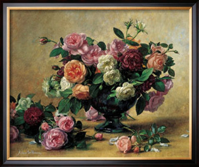 Still Life With Mixed Roses by Albert Williams Pricing Limited Edition Print image