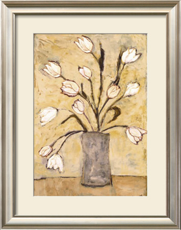 Tulips In White by Judi Bagnato Pricing Limited Edition Print image