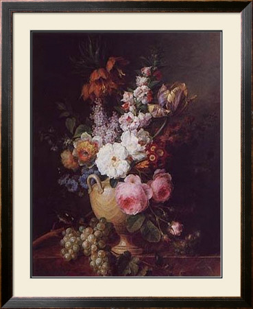Fleurs Du Jardin by Cornelis Van Spaendonck Pricing Limited Edition Print image