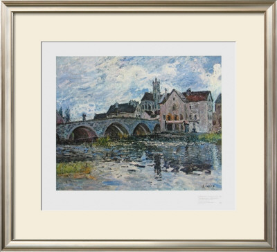 The Bridge Of Moret, 1887 by Alfred Sisley Pricing Limited Edition Print image