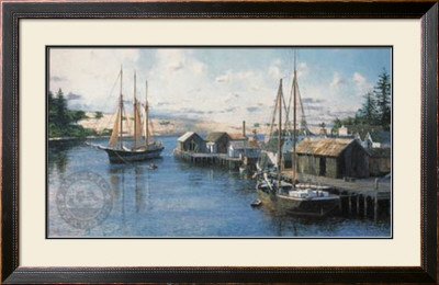 Hugh Hogan Arriving At Florence, Oregon by David Thimgan Pricing Limited Edition Print image