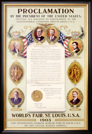 Presidents Proclamation At 1903 World's Fair by Reinhard Hoffmuller Pricing Limited Edition Print image