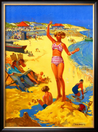 Mablethorpe And Sutton-On-Sea, Br Poster, Circa 1950S by Jack Merriott Pricing Limited Edition Print image