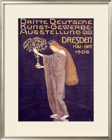 Applied Arts Exhibition, Dresden by Otto Gussmann Pricing Limited Edition Print image