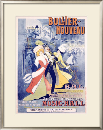 Bullier, Nouveau Bal by Marcellin Auzolle Pricing Limited Edition Print image