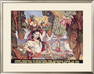 Bananas From Tropical Plantations by Dean Cornwell Pricing Limited Edition Print image
