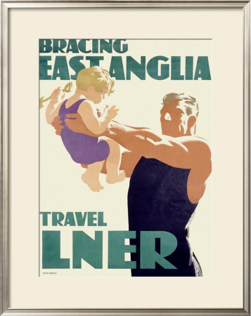 Lner, Bracing East Anglia by Tom Purvis Pricing Limited Edition Print image