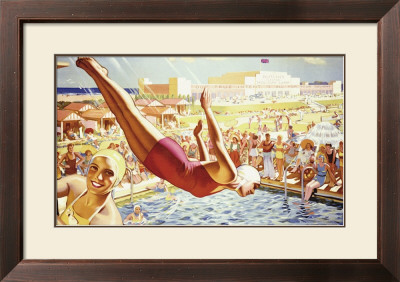 Clacton On Sea, Butlin's Holiday by Greenup Pricing Limited Edition Print image