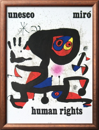 Unesco, Human Rights, 1974 by Joan Miró Pricing Limited Edition Print image
