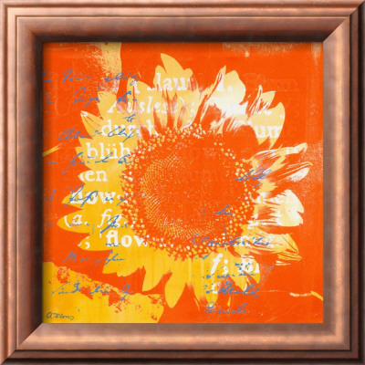 Heliantype Orange Blue by Anna Flores Pricing Limited Edition Print image