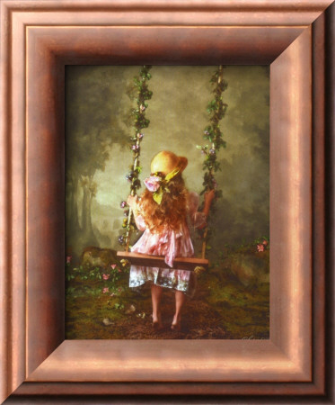 Girl On Swing by Lisa Jane Pricing Limited Edition Print image