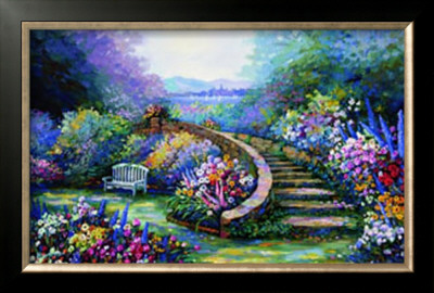 Garden Stair by Sherry Chen Pricing Limited Edition Print image