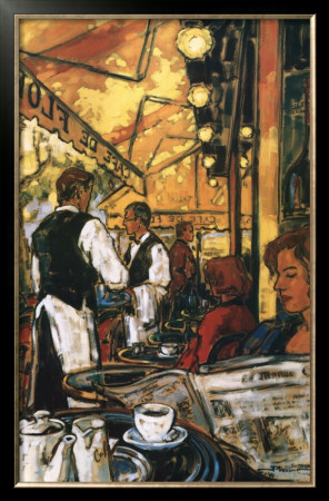 Cafe Flore by Jeannette Perreault Pricing Limited Edition Print image
