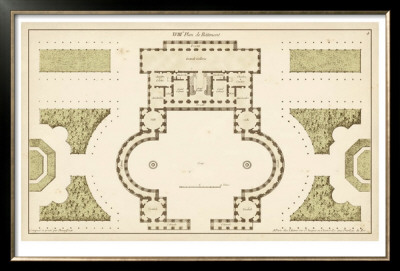 Antique Garden Plan Ii by Deneufforge Pricing Limited Edition Print image