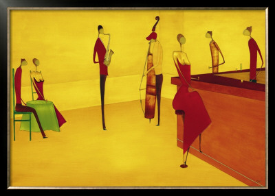 Bar Jazz by Thierry Ona Pricing Limited Edition Print image