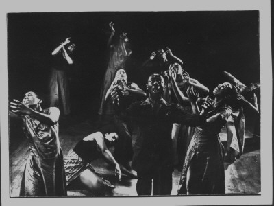 Dance Group And Singer From Karamu House, Negro Social Settlement In Cleveland, Oh, Performing by Gjon Mili Pricing Limited Edition Print image