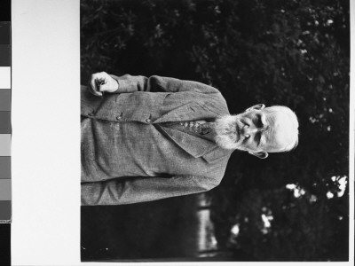 Playwright George Bernard Shaw 90, Standing In Yard At His Home by Ralph Morse Pricing Limited Edition Print image