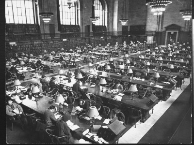 Main Reading Room Of The New York Public Library by Alfred Eisenstaedt Pricing Limited Edition Print image