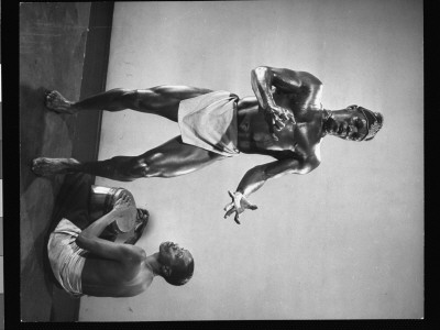 Aiye African Song, Dance And Drum Trio Performing by Gjon Mili Pricing Limited Edition Print image