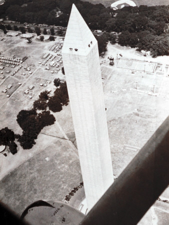 Aerial Of The Washington Monument by Thomas D. Mcavoy Pricing Limited Edition Print image