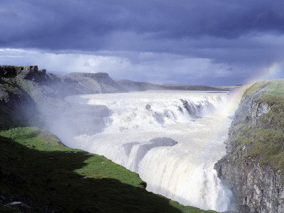 Waterfall Gullfoss In South Iceland by Baldur Bragason Pricing Limited Edition Print image