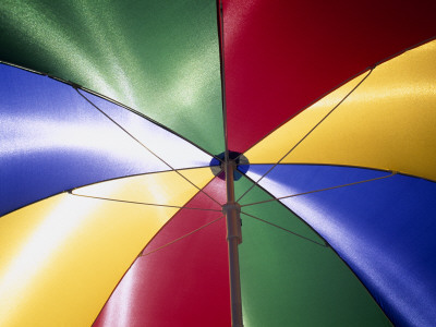 Underneath A Colourful Parasol by Frank Chmura Pricing Limited Edition Print image