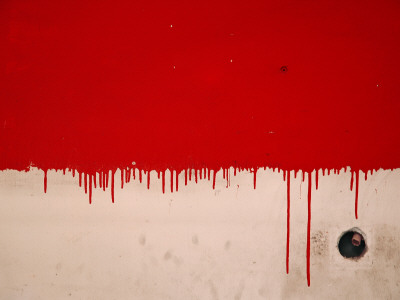 Driping Red Paint by Gal Mamalya Pricing Limited Edition Print image